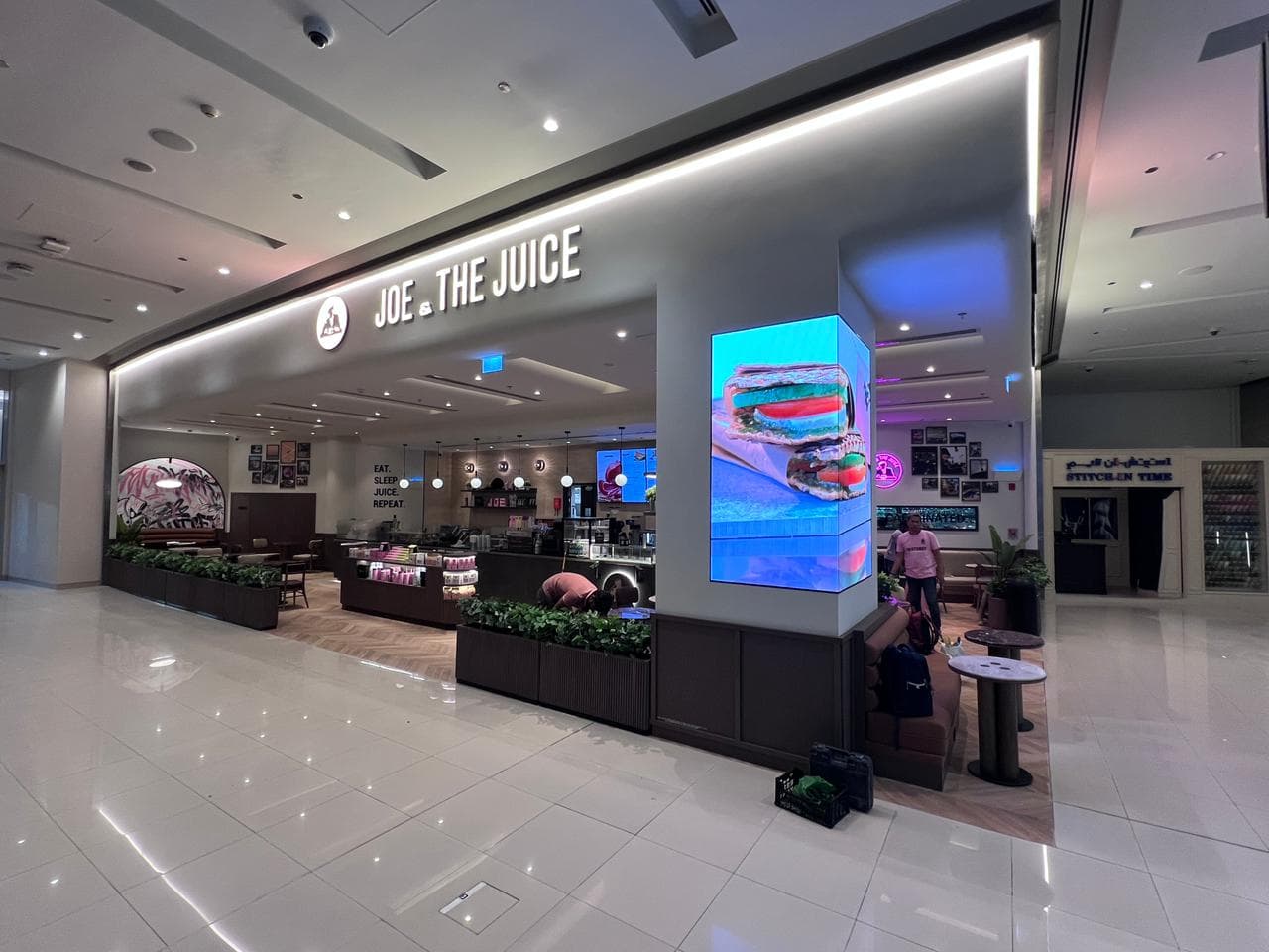 Joe & The Juice — Marina Mall — Retail & F&B · FMR Technical Services